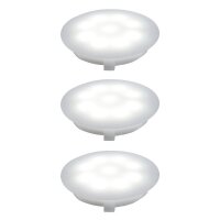 3x Paulmann Special Einbauleuchten Set UpDownlight 3x1W...
