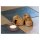 3er Set  Paulmann Profi Aufbauring rostfrei rund UpDownlight LED 80mm Rostfarben/Kunststoff metallisiert