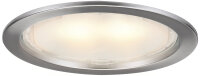Paulmann Quality Einbauleuchten Set Sparlampe 1x(2x15W) 230V E27 230mm Eis-g./Stahlblech/Glas
