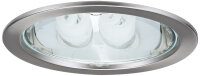 Paulmann Quality Einbauleuchten Set Sparlampe 1x(2x15W) 230V E27 230mm Eis-g./Stahlblech/Glas