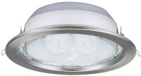 Paulmann Quality Einbauleuchten Set Sparlampe 1x(2x15W) 230V E27 230mm Eis-g./Stahlblech/Glas