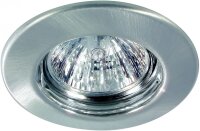 Paulmann Quality Einbauleuchten starr max.50W 12V GU5,3 51mm Eisen gebürstet/Stahlblech