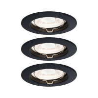 3x 180 lm LED Einbauleuchten GU4 36°Anthrazit 953.76...