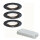 3x 180 lm LED Einbauleuchten GU4 36°Anthrazit 953.76 inkl. 12VA Transformator