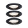 3x 180 lm LED Einbauleuchten GU4 36°Anthrazit 953.76 inkl. 12VA Transformator