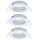 Paulmann 2easy Premium Einbauleuchten 3er Spot-Set IP44 starr 51mm Weiß