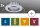 Paulmann 2easy Premium Einbauleuchten 3er Spot-Set IP44 starr 51mm Chrom