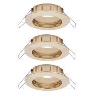 Paulmann 2easy Premium Einbauleuchten 3er Spot-Set IP44...