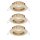 Paulmann 2easy Premium Einbauleuchten 3er Spot-Set IP44 starr 51mm Gold