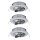 Paulmann 2easy Premium Einbauleuchten 3er Spot-Set schwenkbar 51mm Chrom