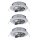 Paulmann 2easy Premium Einbauleuchten 3er Spot-Set schwenkbar 51mm Chrom