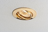 Paulmann 2easy Premium Einbauleuchten 3er Spot-Set schwenkbar 51mm Gold