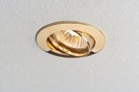 Paulmann 2easy Premium Einbauleuchten 3er Spot-Set schwenkbar 51mm Gold