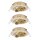 Paulmann 2easy Premium Einbauleuchten 3er Spot-Set schwenkbar 51mm Gold