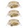 Paulmann 2easy Premium Einbauleuchten 3er Spot-Set schwenkbar 51mm Gold