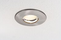 Paulmann 2easy Premium Einbauleuchten 3er Spot-Set starr IP65 51mm Eisen gebürstet