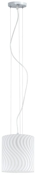 Paulmann Living Carvu Pendelleuchte 1x25W Sparlampe E27 Chrom/Opal/Satin 230V Metall/Glas