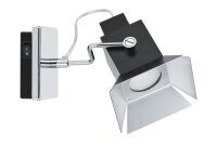 Paulmann Wandleuchte Cinema max.50W GU10 Schwarz Silber Studio