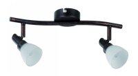 Paulmann Spotlight Classico Stange 2x42W G9 Rusty Iron 230V Metall/Glas