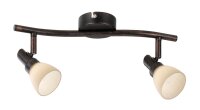 Paulmann Spotlight Classico Stange 2x42W G9 Rusty Iron 230V Metall/Glas