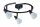 Paulmann Spotlight Classico Twister 3x42W G9 Rusty Iron 230V Metall/Glas