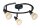 Paulmann Spotlight Classico Twister 3x42W G9 Rusty Iron 230V Metall/Glas