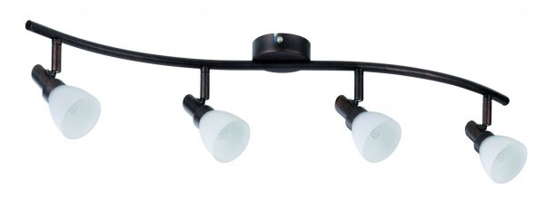 Paulmann Spotlight Classico Stange 4x42W G9 Rusty Iron 230V Metall/Glas