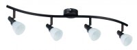 Paulmann Spotlight Classico Stange 4x42W G9 Rusty Iron 230V Metall/Glas