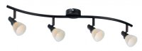 Paulmann Spotlight Classico Stange 4x42W G9 Rusty Iron 230V Metall/Glas