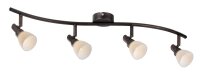 Paulmann Spotlight Classico Stange 4x42W G9 Rusty Iron 230V Metall/Glas