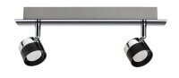 Paulmann Spotlight Stage Balken 2x3W Schwarz Chrom 230V Metall