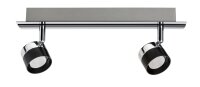 Paulmann Spotlight Stage Balken 2x3W Schwarz Chrom 230V Metall