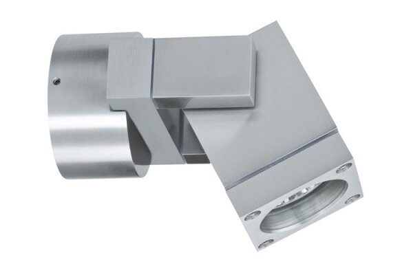Paulmann WallCeiling Cubi1 WL max.35W GU10 IP44 Alu gebürstet/Klar 230V Alu/Glas