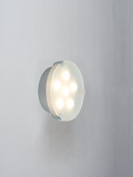 Paulmann WallCeiling Xeta dimmbar IR Fernbedienung LED 15W 200mm Chrom matt 230V Metall/Glas