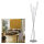 Paulmann Living Livo Stehleuchte Dimmer max.3x40W E27 Eisen gebürstet/Weiß 230V Metall/Glas