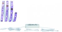 Paulmann Function BlackLight LED Stripe Set 1m 6W 230/12V DC Weiß Kunststoff