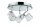 Paulmann WallCeiling Trabani IP44 3x20W G9 Chrom/Transparent 230V Metall/Glas