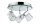 Paulmann WallCeiling Trabani IP44 3x20W G9 Chrom/Transparent 230V Metall/Glas