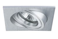Paulmann Premium Einbauleuchten Drilled Alu eckig...