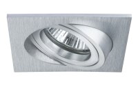 Paulmann Premium Einbauleuchten Drilled Alu eckig...