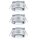 3er Spot-Set  Paulmann 2Easy Premium Einbauleuchten Curl schwenkbar 51mm Alu