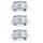 3er Spot-Set  Paulmann 2Easy Premium Einbauleuchten Curl schwenkbar 51mm Alu