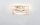 3er Set  Paulmann Premium Einbauleuchten Glas Quadro starr 51mm Klar/Glas