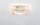 3er Set  Paulmann Premium Einbauleuchten Glas Quadro starr 51mm Klar/Glas