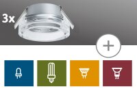 Paulmann 2Easy Premium Einbauleuchten 3er Spot-Set...