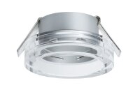 Paulmann 2Easy Premium Einbauleuchten 3er Spot-Set Cristal starr 51mm Klar/Glas