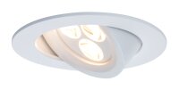 Paulmann Premium Einbauleuchten Snowy schwenkbar LED 1x3,6W 350mA 95mm Weiß matt/Alu