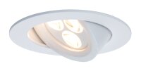 Paulmann Premium Einbauleuchten Snowy schwenkbar LED 1x3,6W 350mA 95mm Weiß matt/Alu
