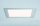 Paulmann Premium Einbauleuchten Set Panel eckig LED 1x15W 2700K 15VA 230V/350mA 210mm Alu gebürstet/Alu