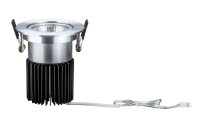 3x Paulmann Einbauleuchten inkl. Trafo Das schwenkbar Alu gebürstet 13W = 130W licht warmweiß 2700 Kelvin 24° Abstrahlwinkel